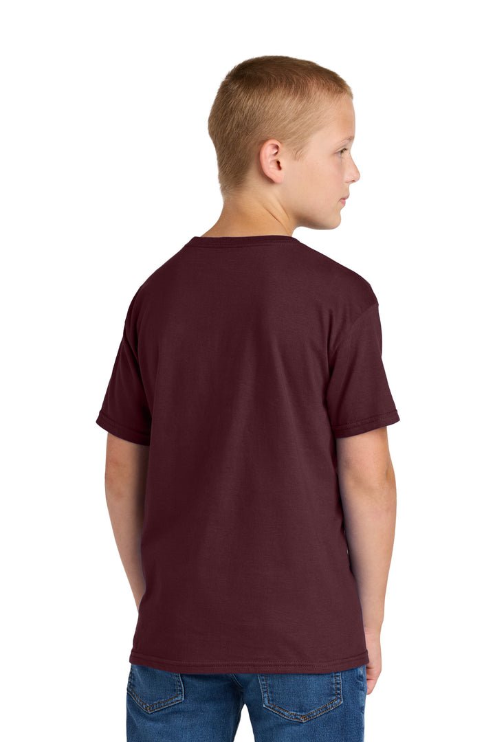 Maroon Jerzees Classics Youth Cotton T-Shirt 363Y