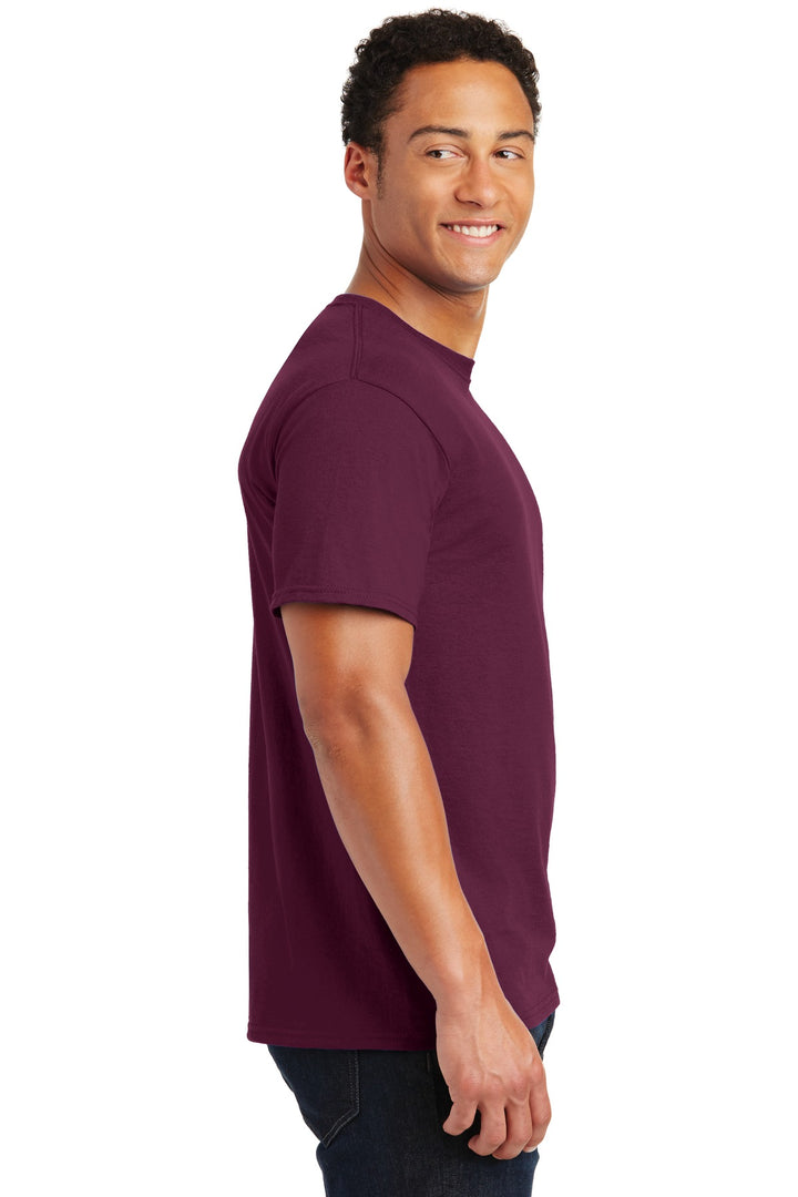 Maroon Jerzees - Dri-Power 50/50 Cotton/Poly T-Shirt. 29M