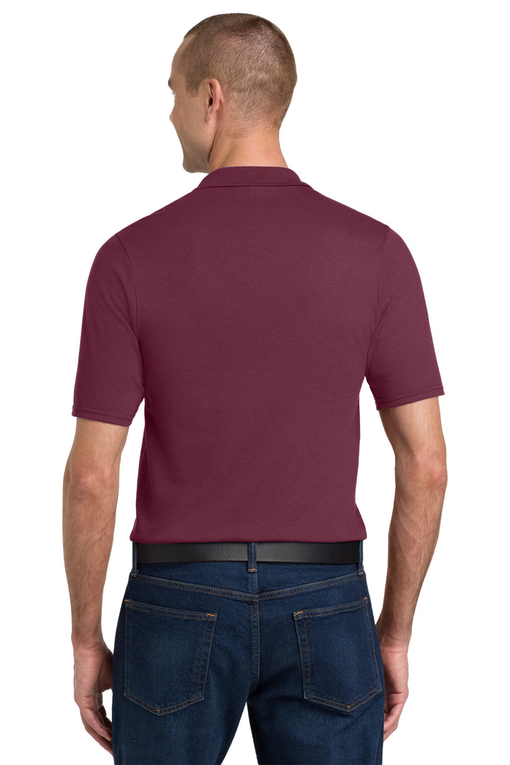 Maroon Jerzees Dri-Power Pocket Sport Shirt. 436MP