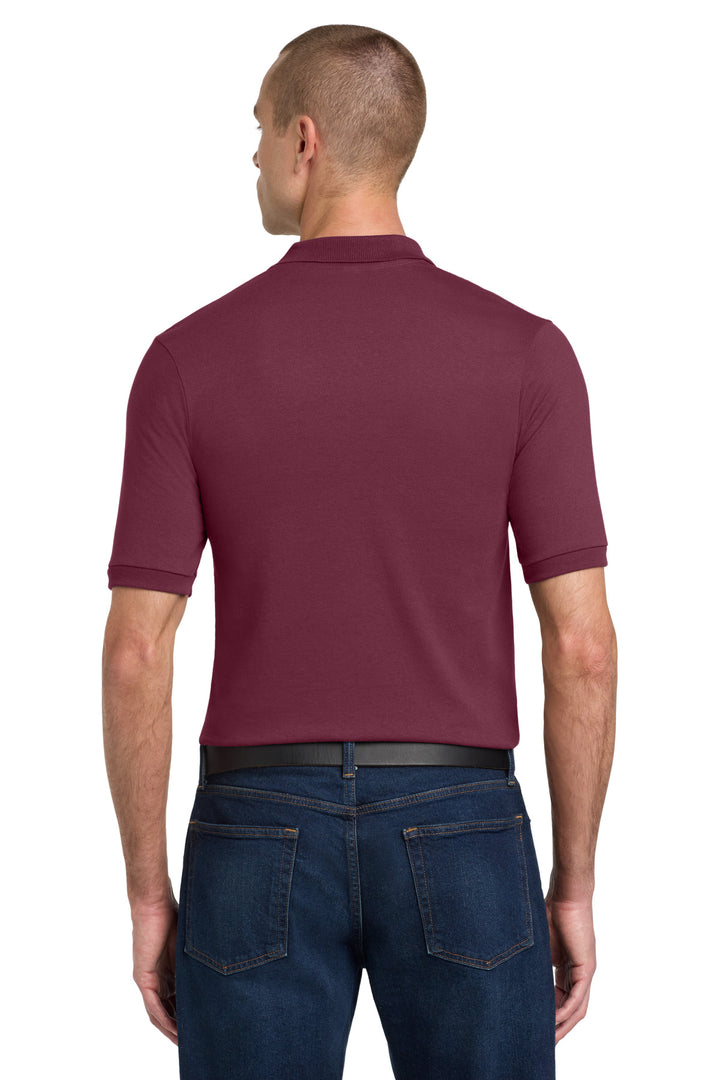 Maroon Jerzees Dri-Power Sport Shirt. 437M