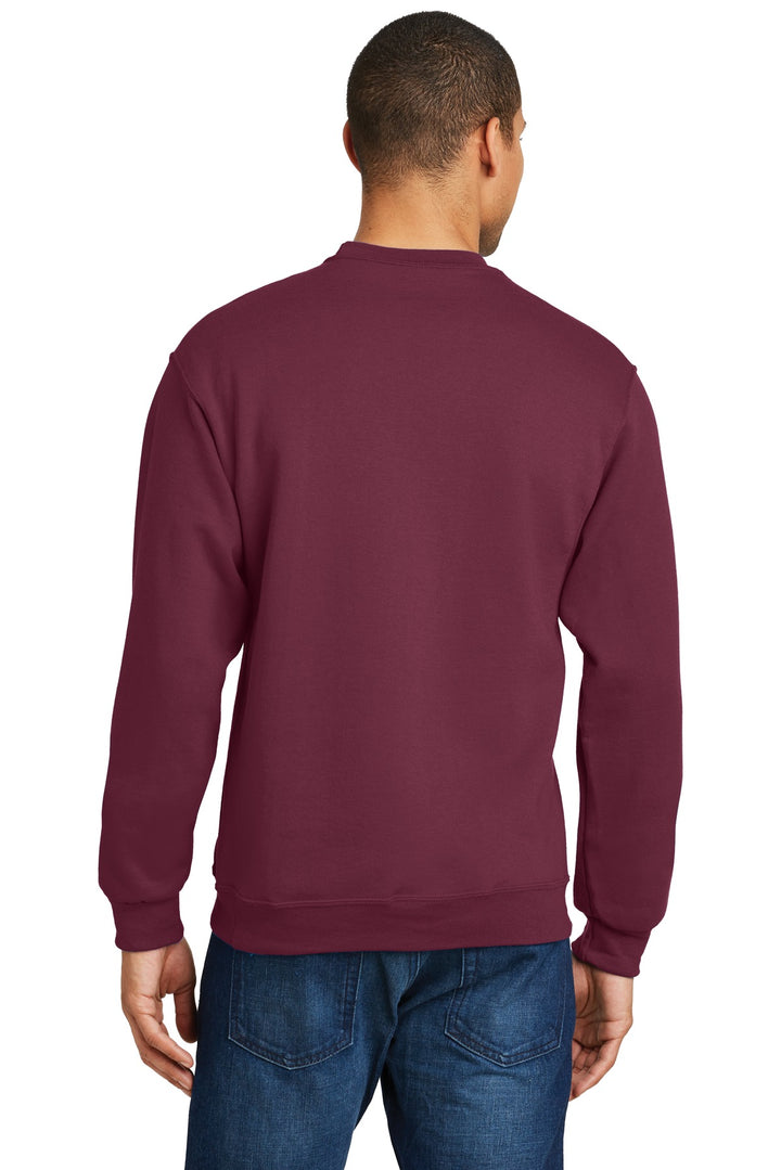 Maroon Jerzees - NuBlend Crewneck Sweatshirt. 562M