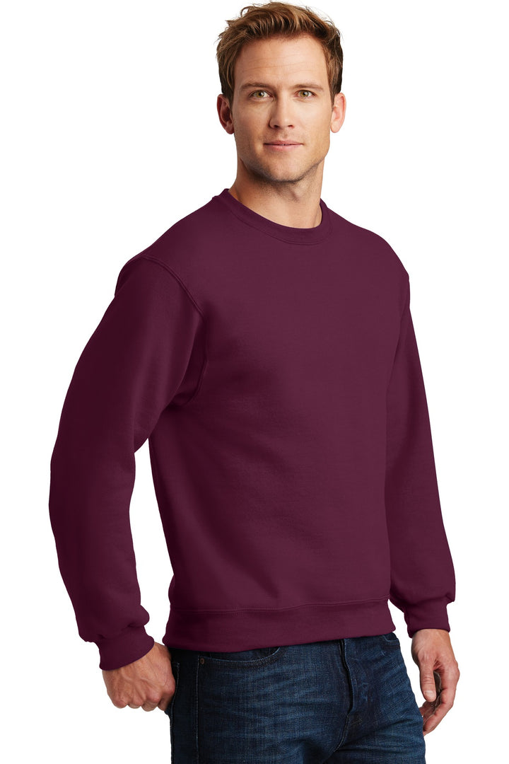 Maroon Jerzees Super Sweats NuBlend - Crewneck Sweatshirt. 4662M
