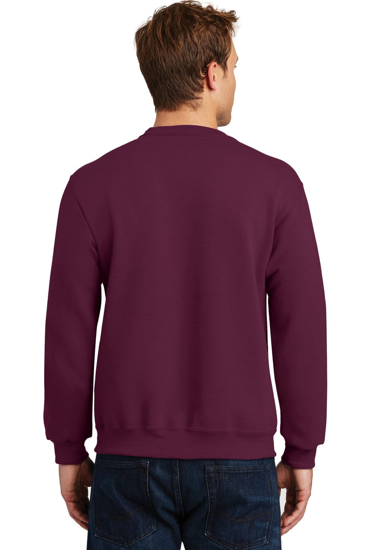 Maroon Jerzees Super Sweats NuBlend - Crewneck Sweatshirt. 4662M