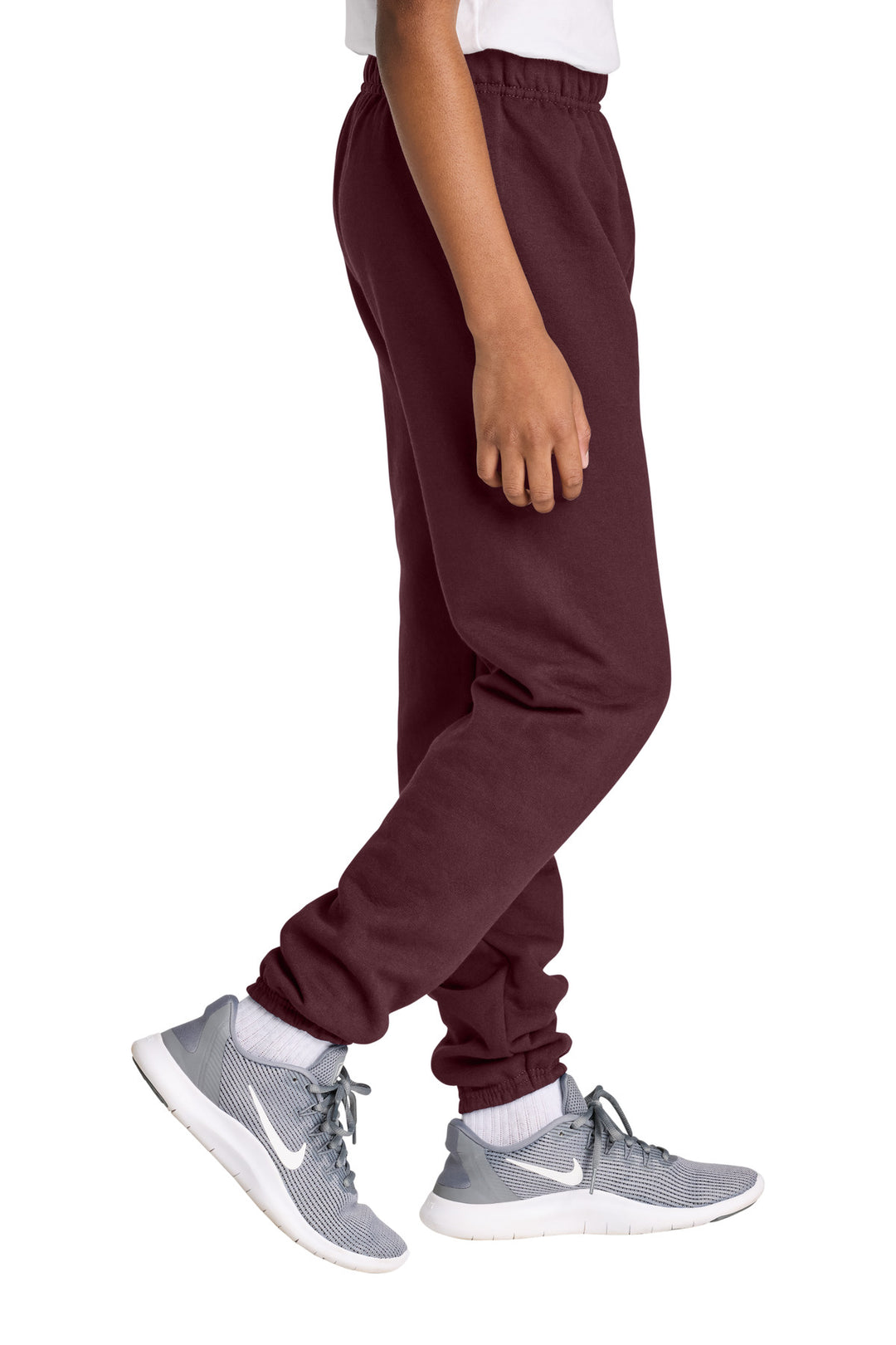 Maroon Jerzees Youth NuBlend Sweatpant 973B
