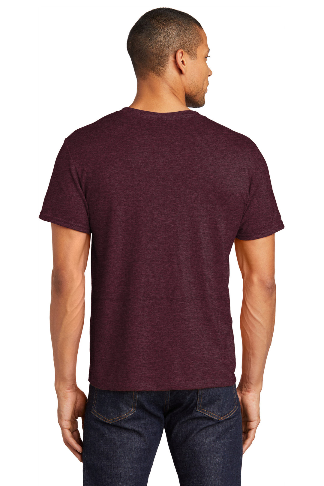 MaroonHthr Jerzees Premium Blend Ring Spun T-Shirt 560M