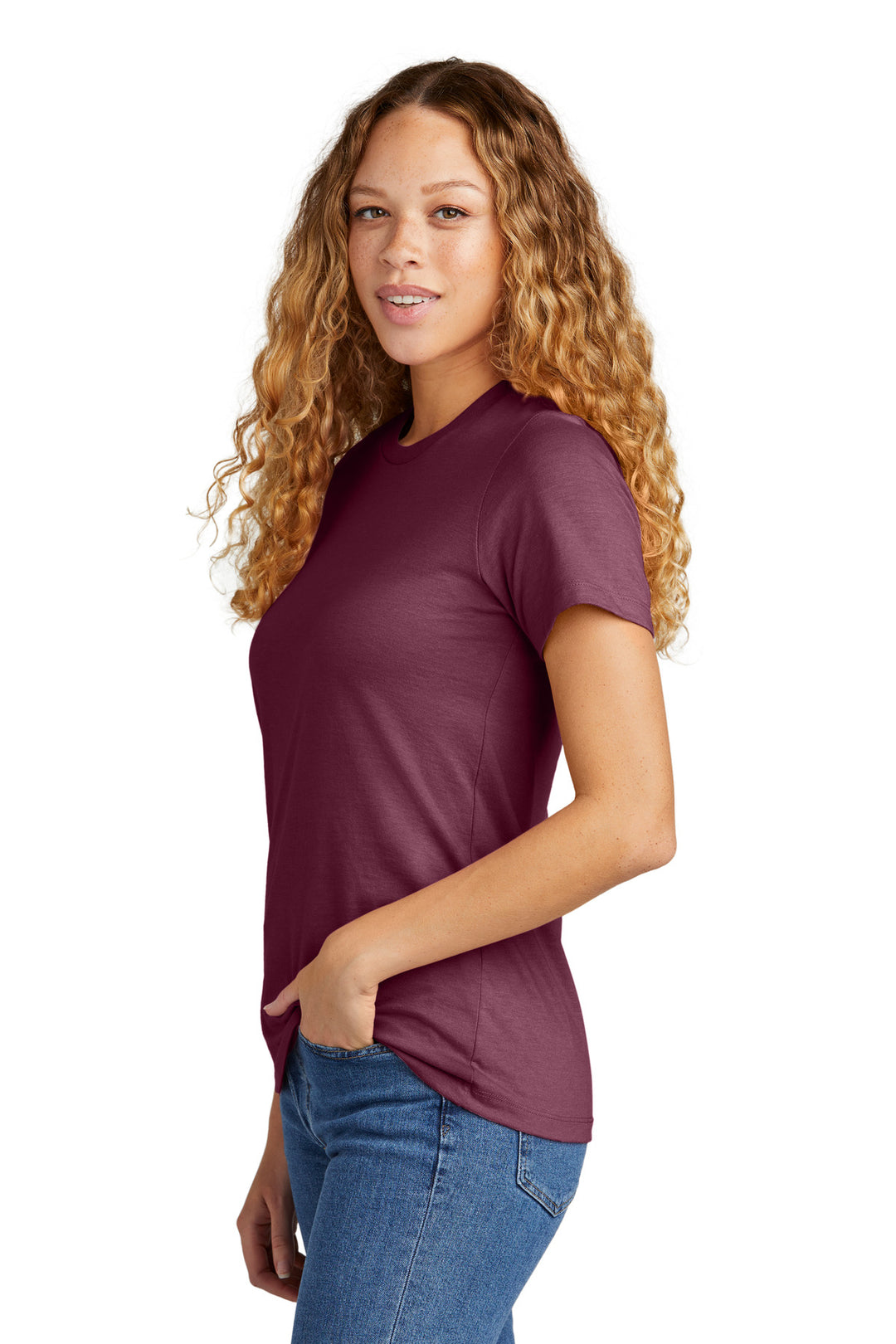 MaroonMist Gildan Softstyle Women's CVC T-Shirt 64001LCVC