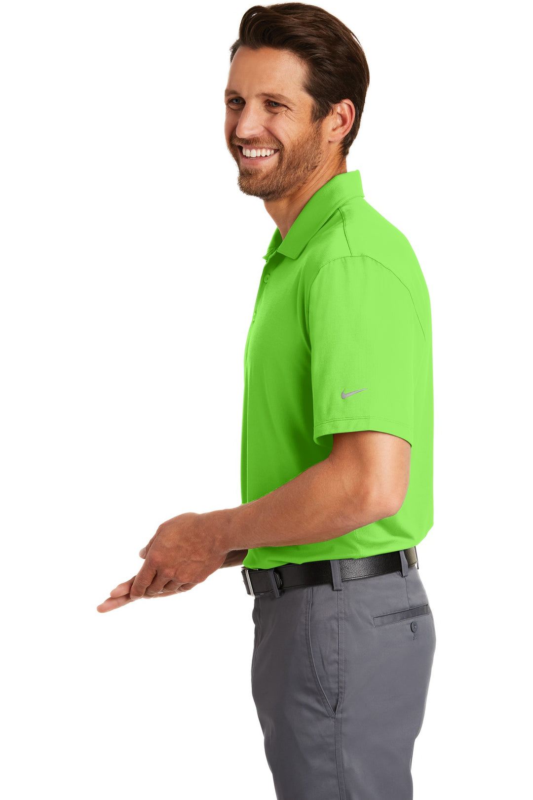 Mean Green Nike Dri-FIT Legacy Polo. 883681