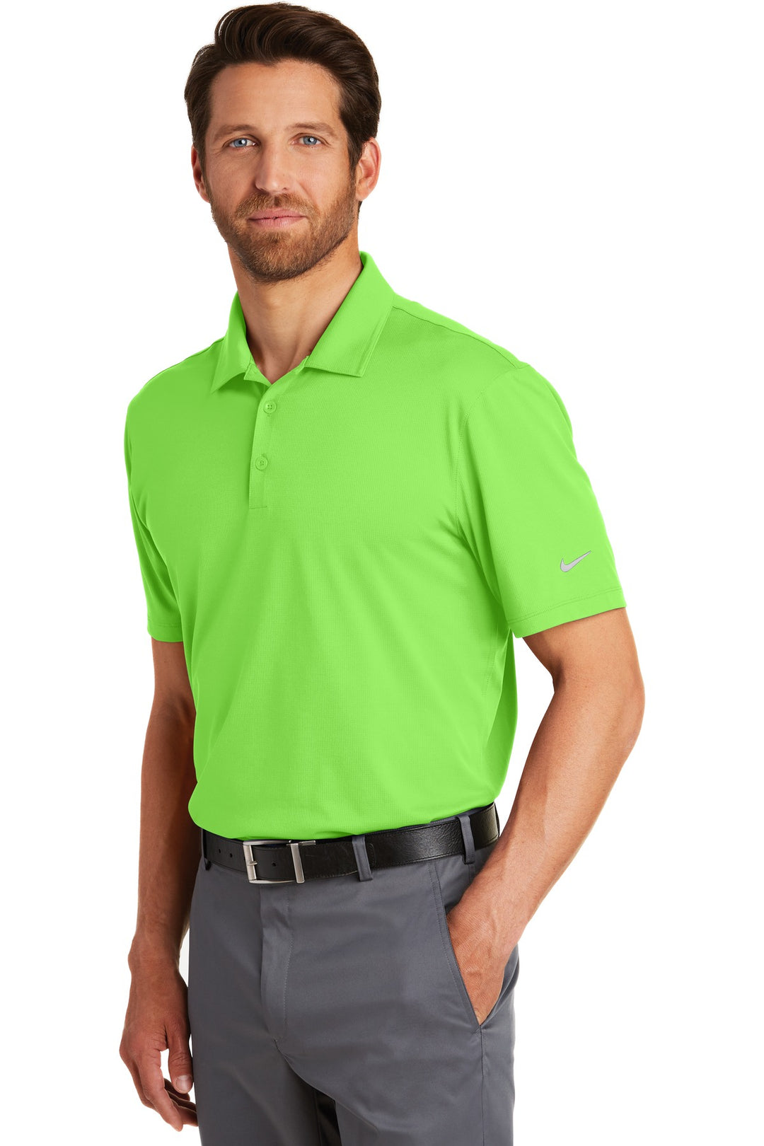 Mean Green Nike Dri-FIT Legacy Polo. 883681