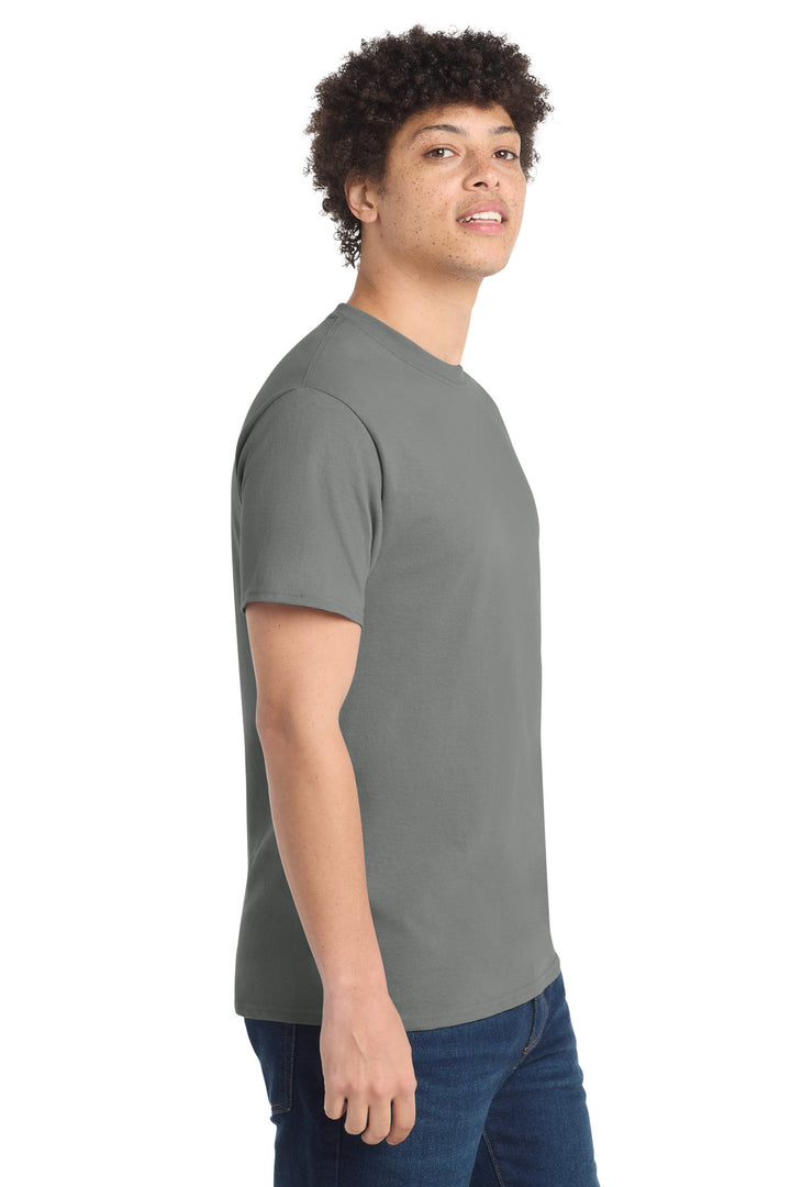 Medium Grey Port & Company - Core Cotton Tee. PC54