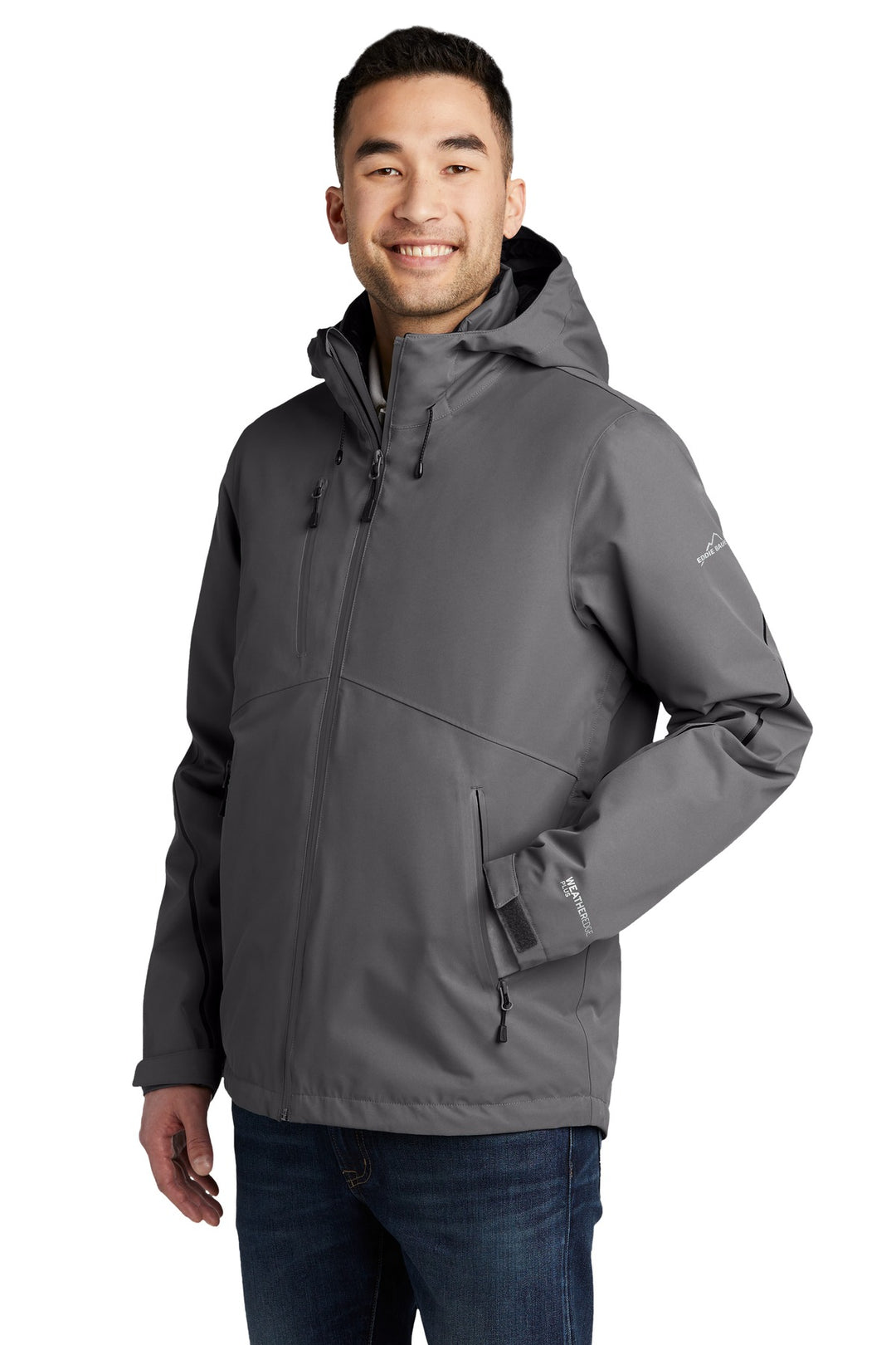 Metal Grey Eddie Bauer WeatherEdge Plus 3-in-1 Jacket. EB556