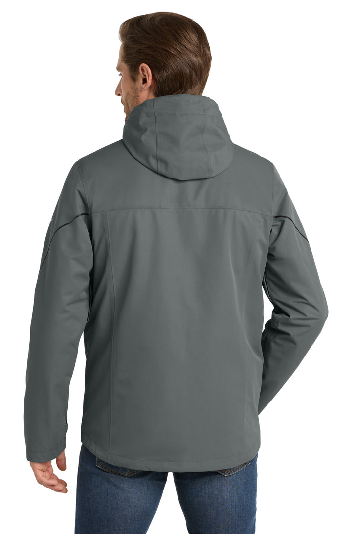 Metal Grey Eddie Bauer WeatherEdge Plus 3-in-1 Jacket. EB556