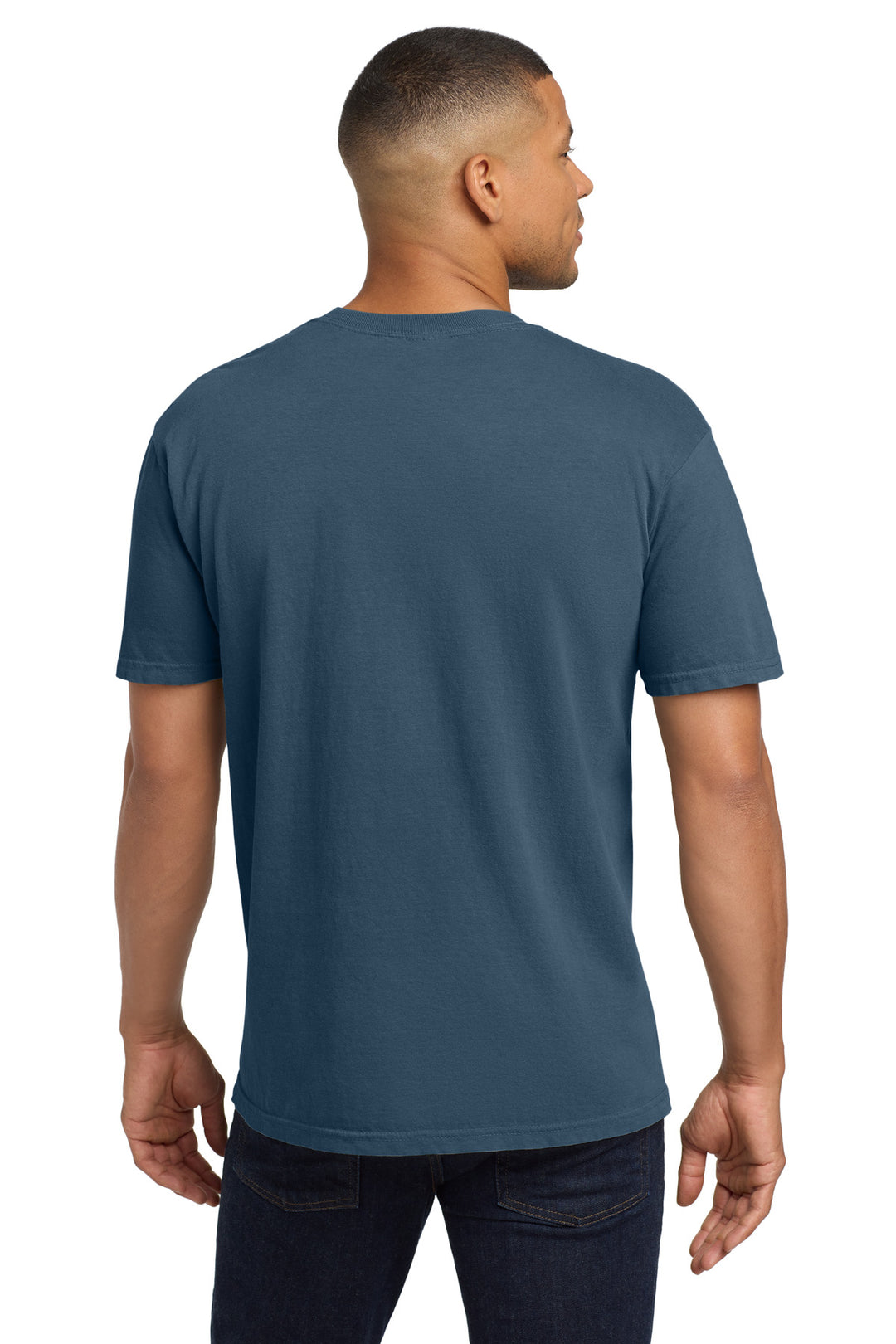 Midnight COMFORT COLORS Heavyweight Ring Spun Pocket Tee. 6030