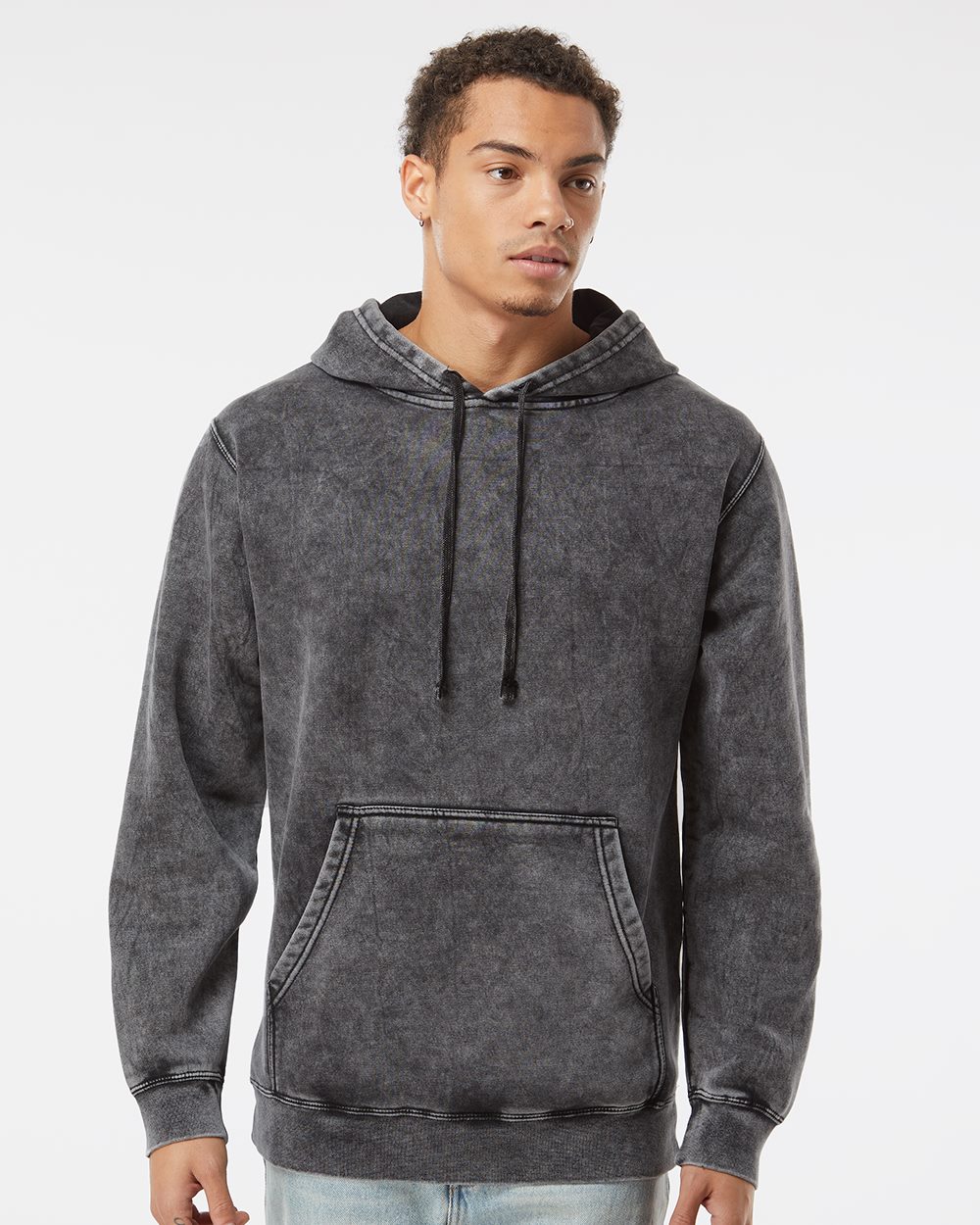 Midweight Mineral Wash Hooded Sweatshirt - PRM4500MW  grouped