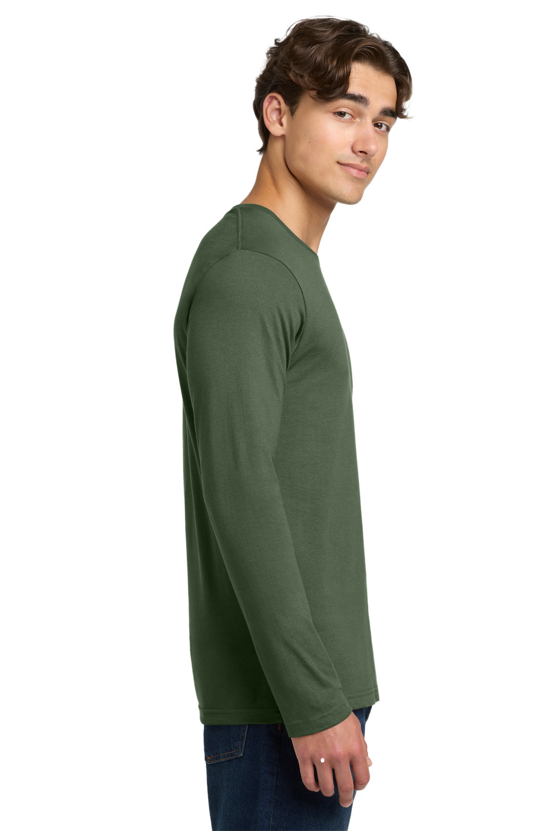 MilGreen Gildan Softstyle Long Sleeve T-Shirt. 64400