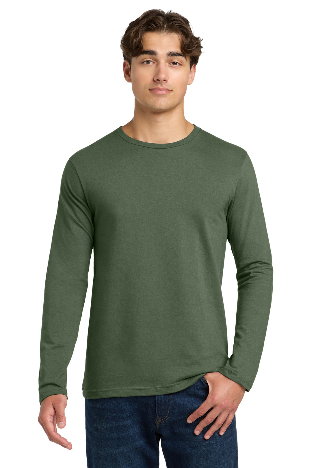 MilGreen Gildan Softstyle Long Sleeve T-Shirt. 64400