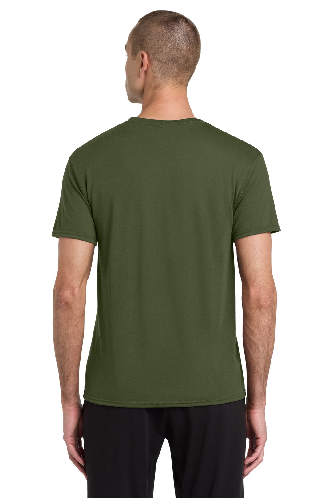 MilGreen Jerzees Dri-Power 100% Polyester T-Shirt. 21M