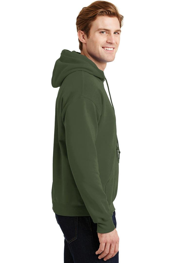 Military Green Gildan - Heavy Blend Hooded Sweatshirt. 18500