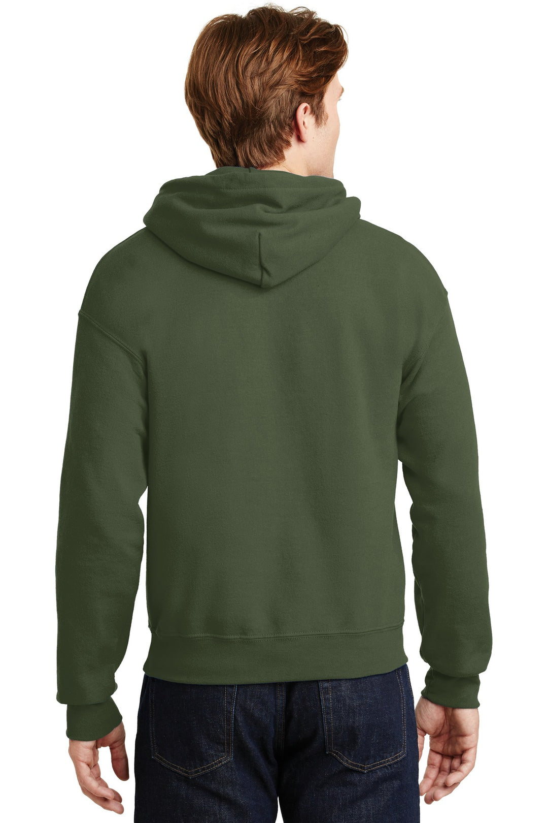 Military Green Gildan - Heavy Blend Hooded Sweatshirt. 18500