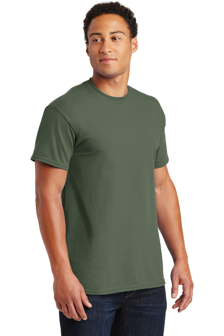 Military Green Gildan - Ultra Cotton 100% US Cotton T-Shirt. 2000