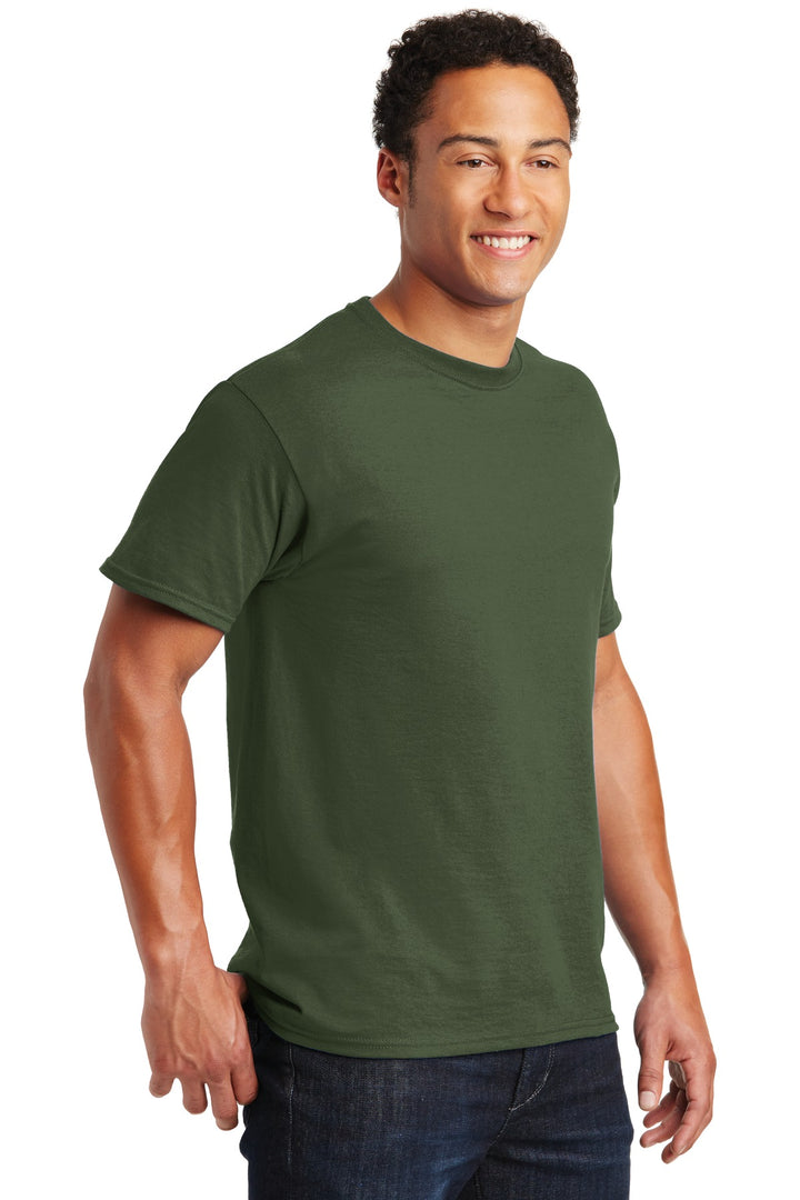 Military Green Jerzees - Dri-Power 50/50 Cotton/Poly T-Shirt. 29M