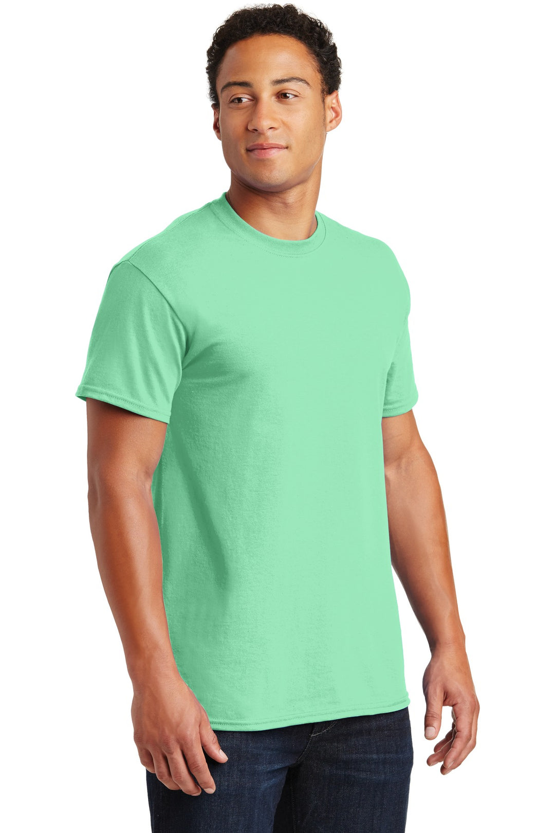 Mint Green Gildan - Ultra Cotton 100% US Cotton T-Shirt. 2000