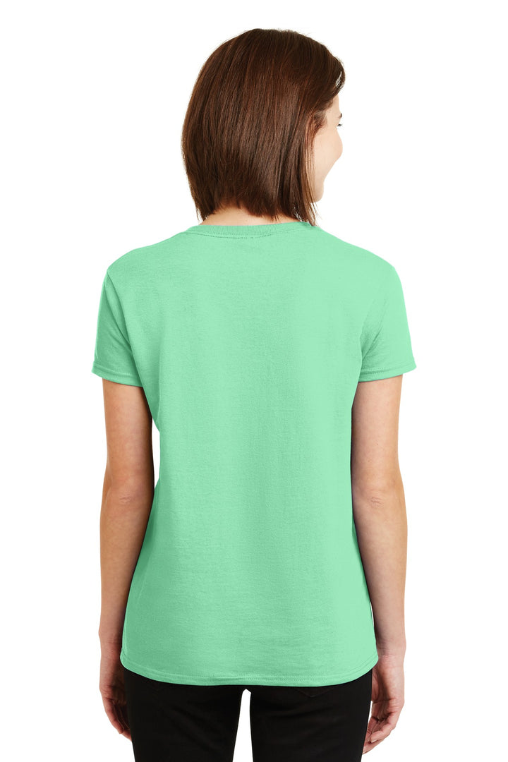 Mint Green Gildan Women's Ultra Cotton 100% US Cotton T-Shirt. 2000L