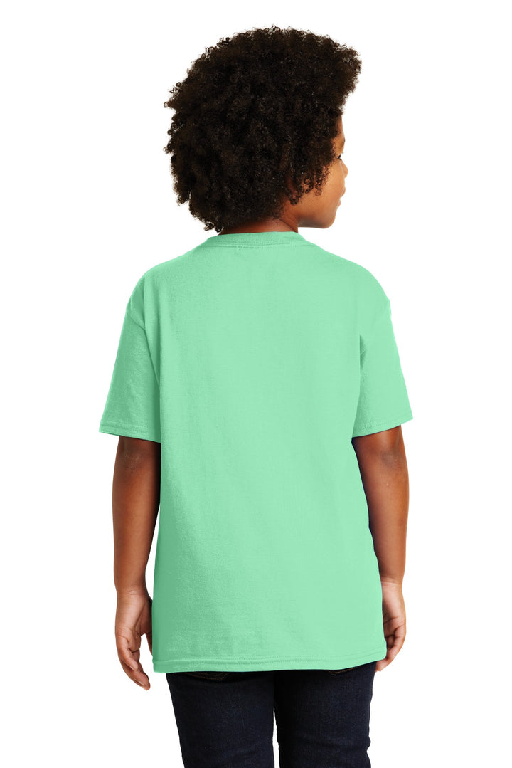 Mint Green Gildan - Youth Ultra Cotton 100% US Cotton T-Shirt. 2000B