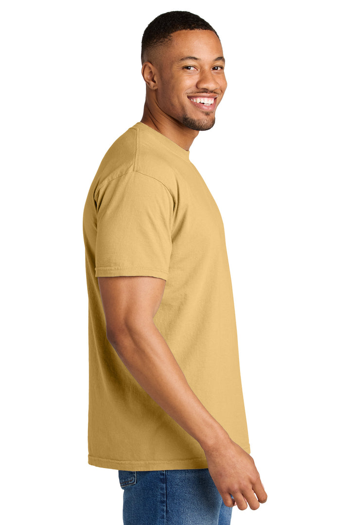 Mustard COMFORT COLORS Heavyweight Ring Spun Tee. 1717