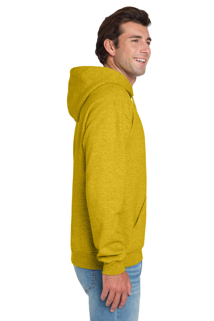 MustardHtr Jerzees NuBlend Pullover Hooded Sweatshirt. 996M