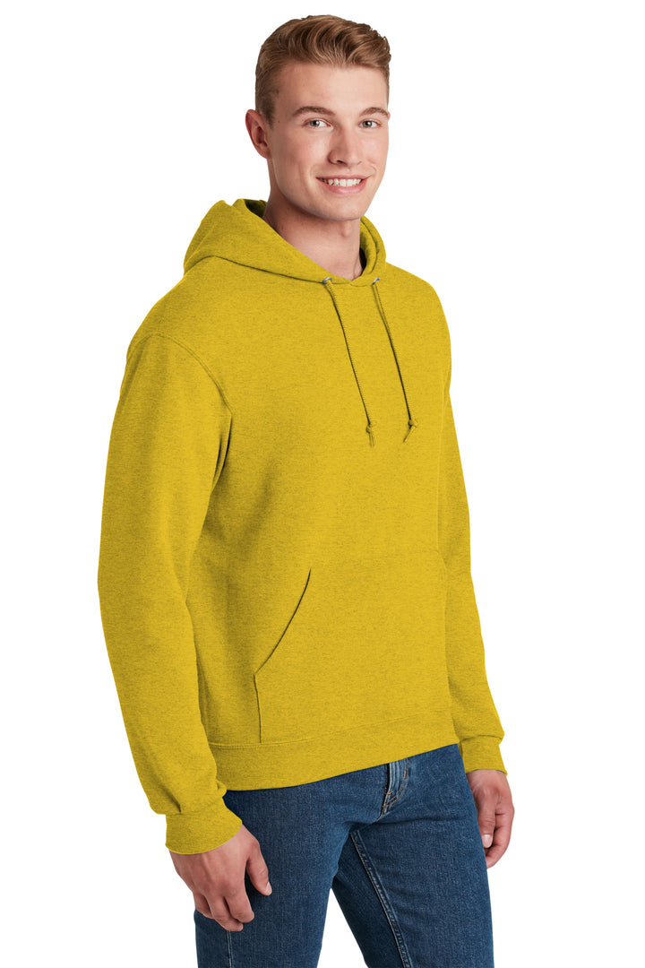 MustardHtr Jerzees NuBlend Pullover Hooded Sweatshirt. 996M