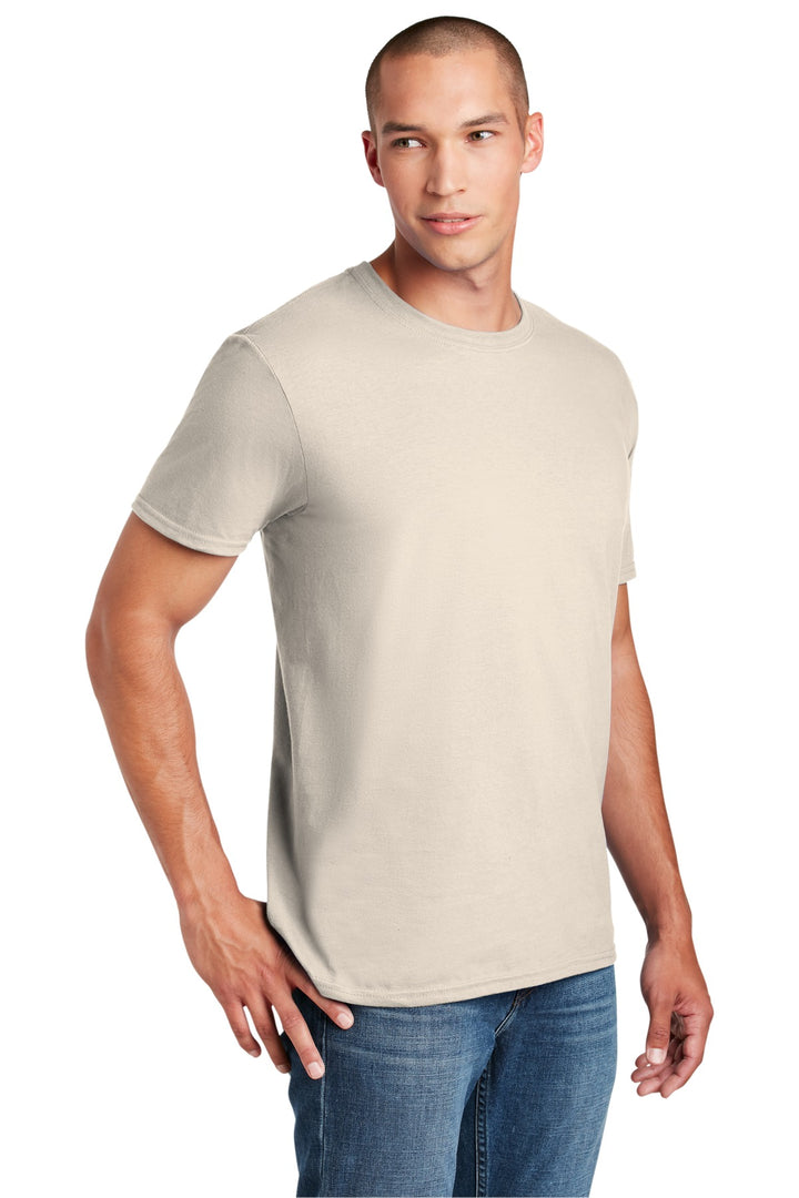 Natural Gildan Softstyle T-Shirt. 64000