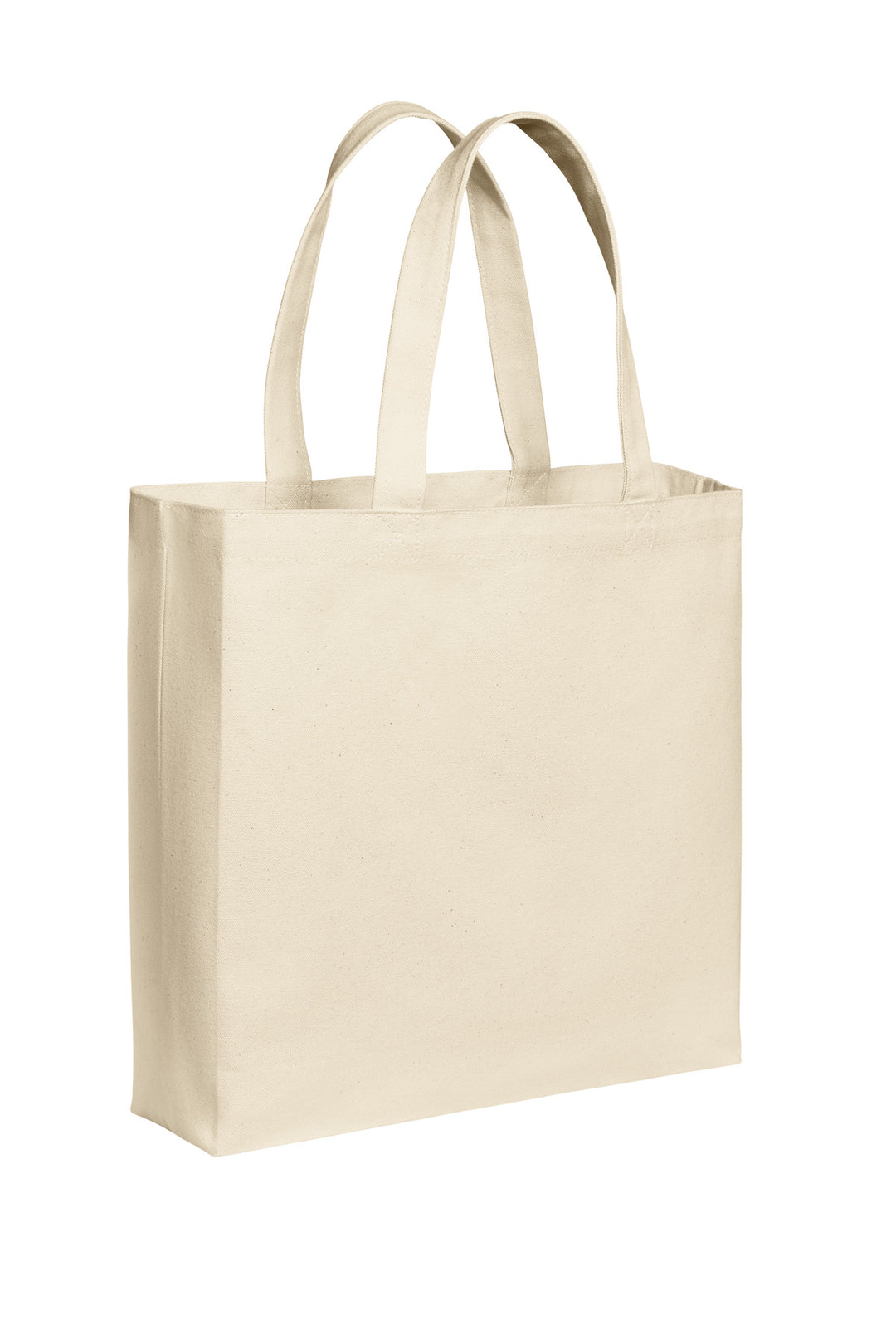 Natural Port Authority Cotton Canvas Tote BG424