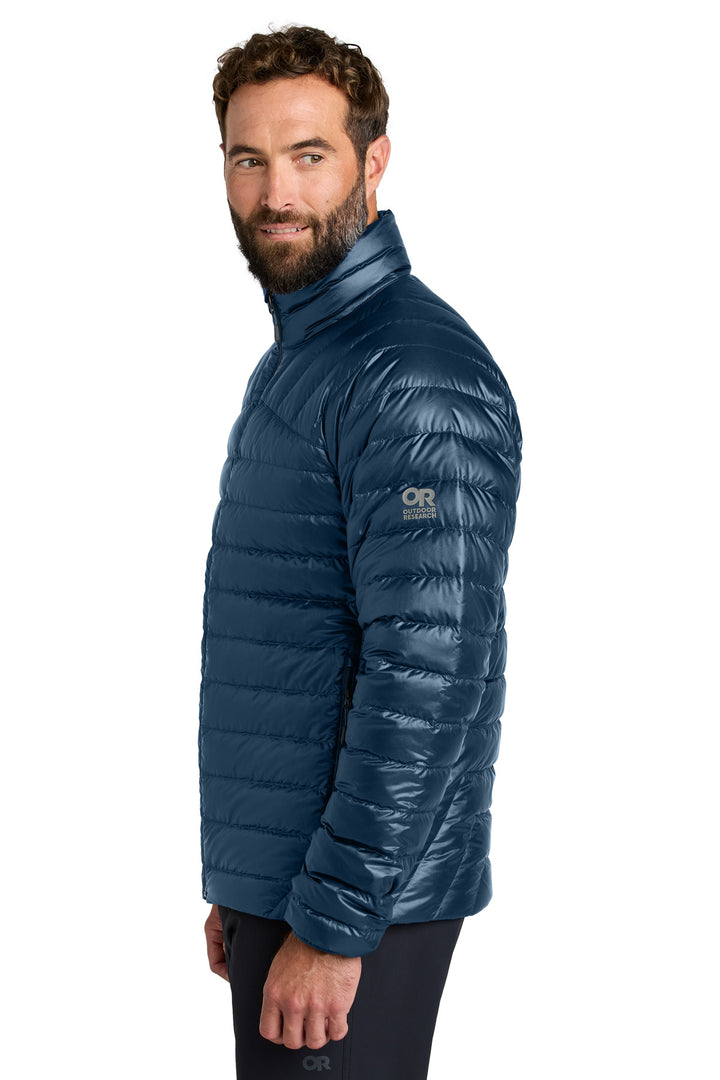 NavalBlue LIMITED EDITION Outdoor Research 800 Tech Down Jacket OR322228