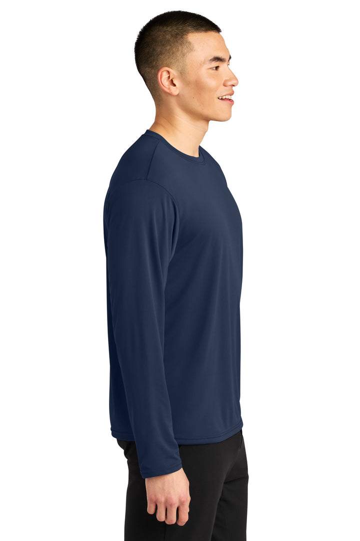 Navy A4 AirFlex Long Sleeve Tee A4N3532