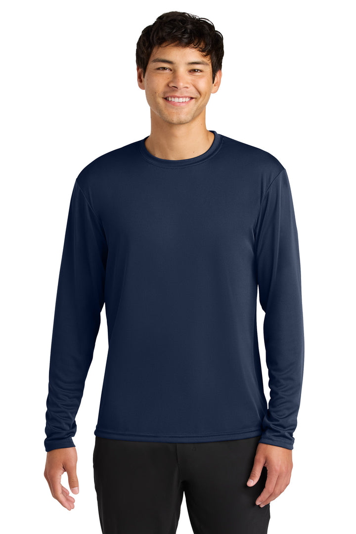 Navy A4 Cooling Performance Long Sleeve Tee A4N3165