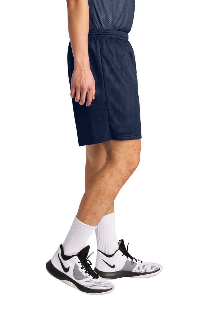 Navy A4 Sprint 7" Mesh Short A4N5293