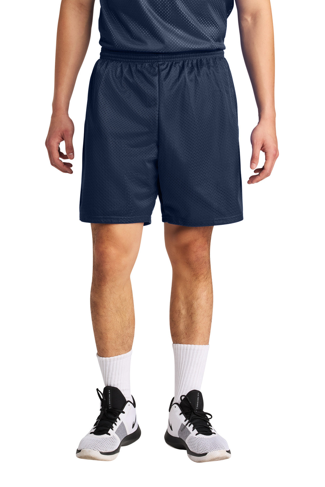 Navy A4 Sprint 7" Mesh Short A4N5293