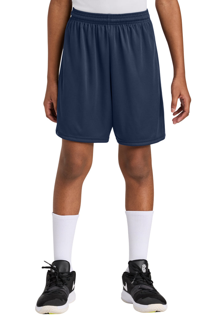 Navy A4 Youth Cooling Performance 6" Short A4NB5244