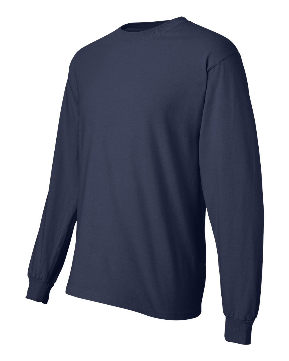 Navy Beefy-T® Long Sleeve T-Shirt - 5186