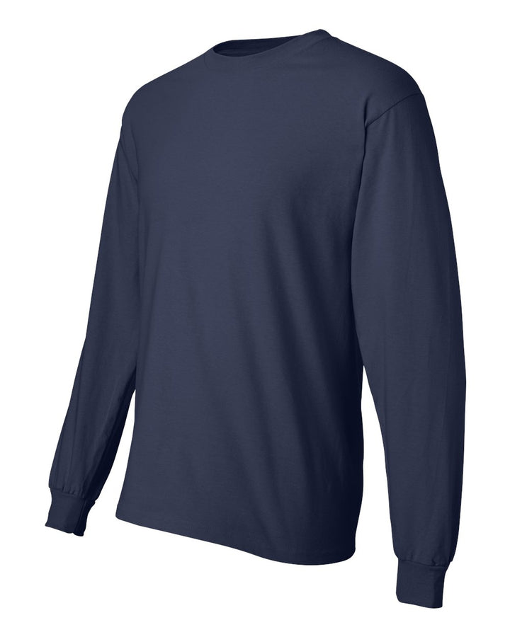 Navy Beefy-T® Long Sleeve T-Shirt - 5186