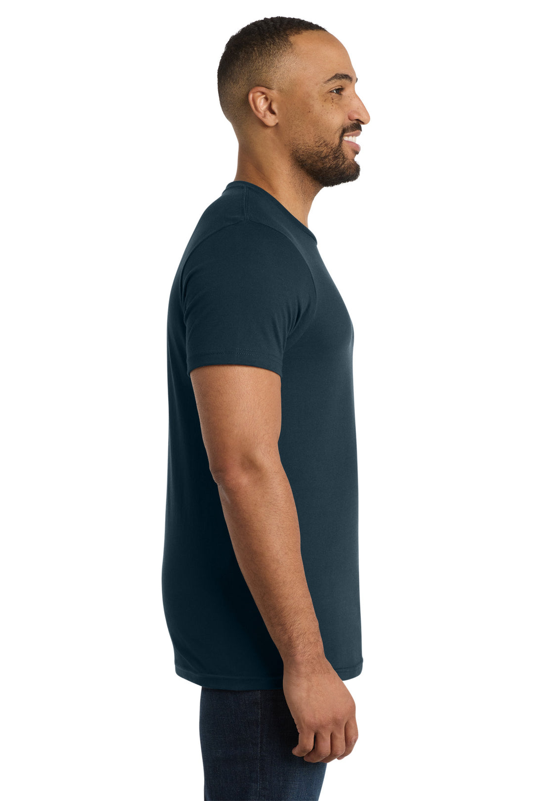 Navy Blue Port & Company Bouncer Tee PC600