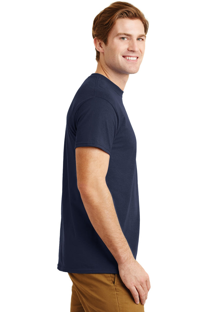 Navy Gildan - DryBlend 50 Cotton/50 Poly Pocket T-Shirt. 8300
