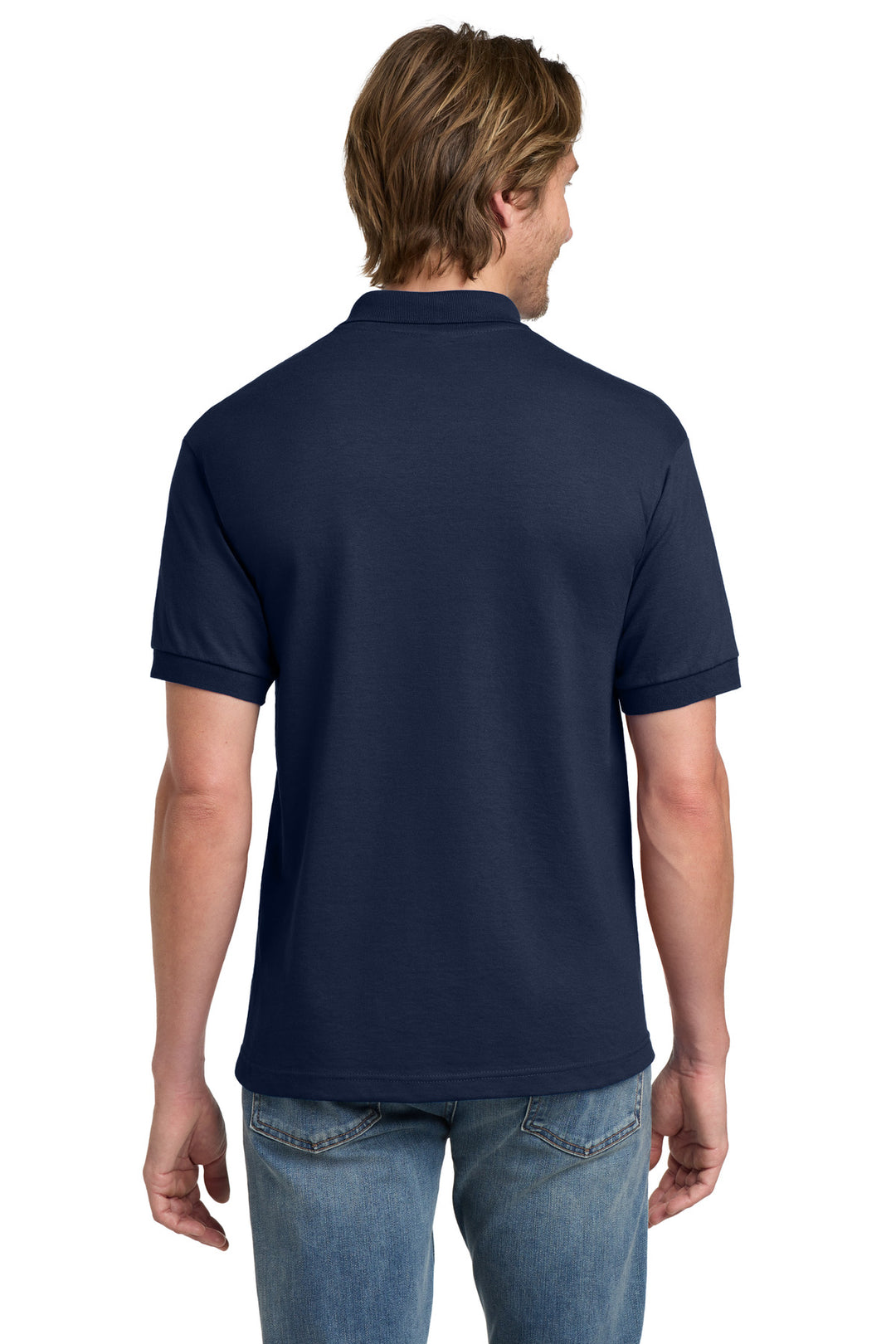 Navy Gildan - DryBlend 6-Ounce Jersey Knit Sport Shirt. 8800