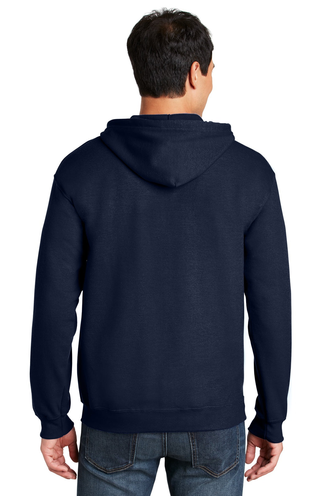 Navy Gildan - Heavy Blend Full-Zip Hooded Sweatshirt. 18600