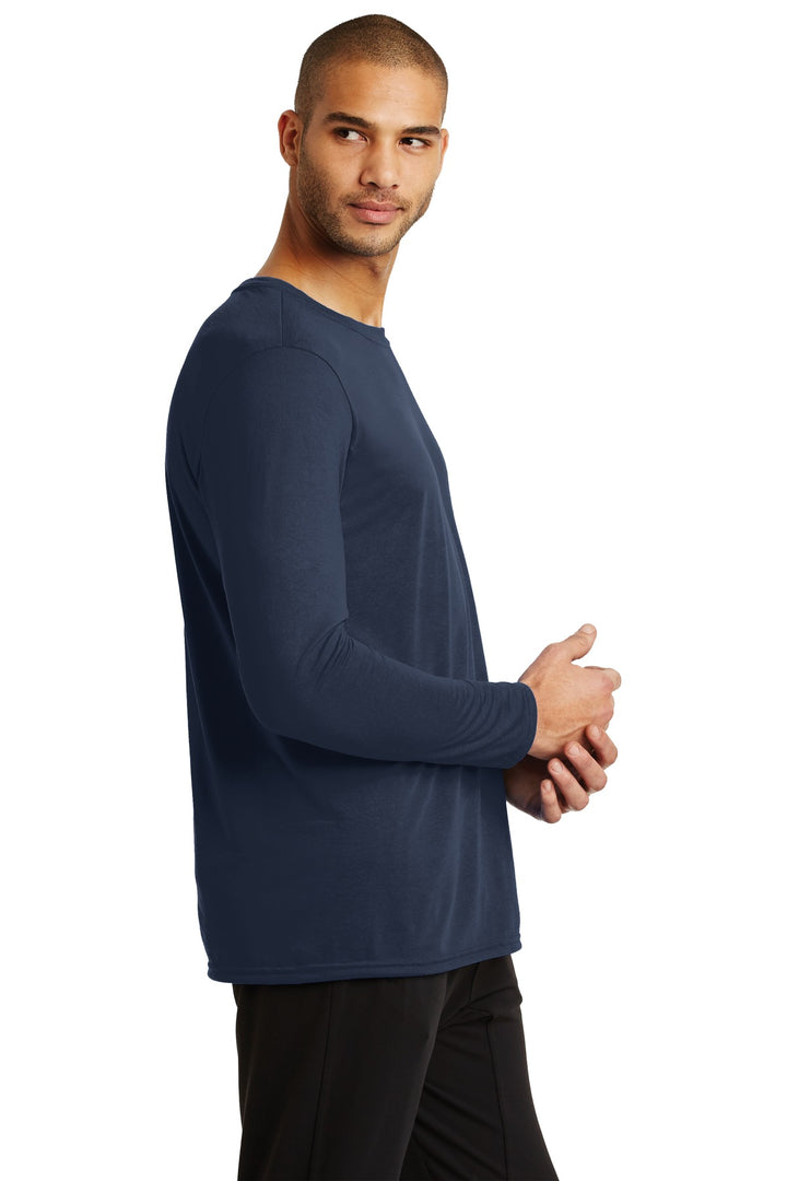 Navy Gildan Performance Long Sleeve T-Shirt. 42400