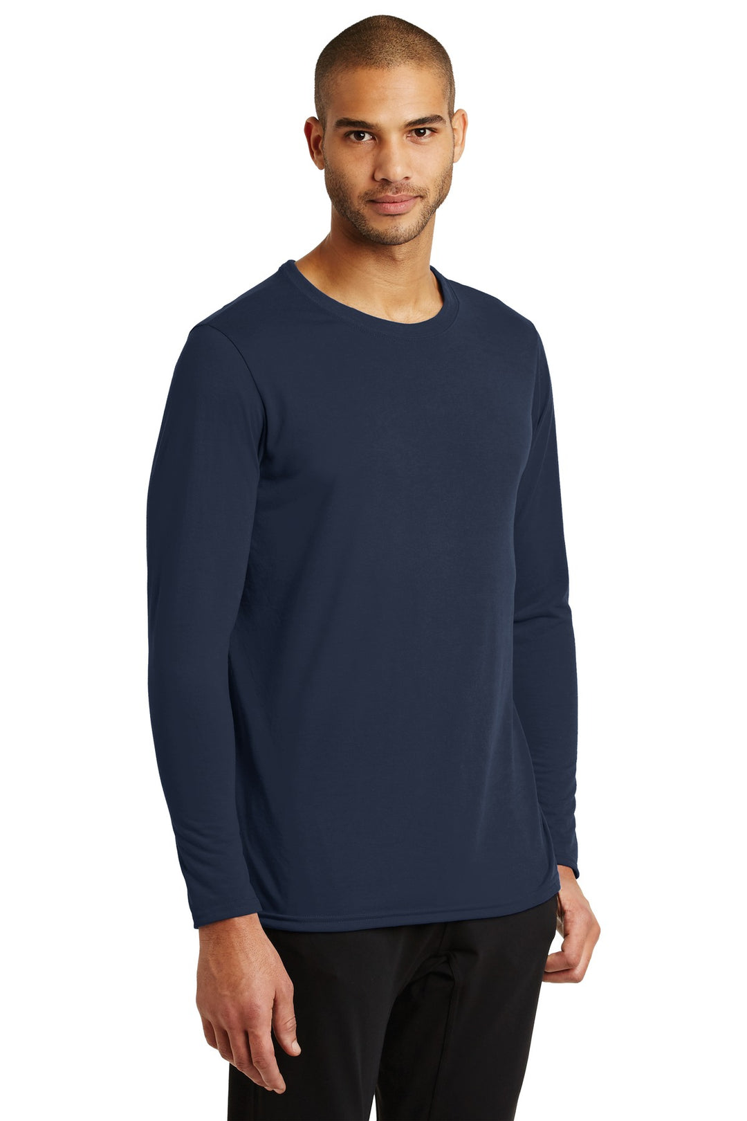 Navy Gildan Performance Long Sleeve T-Shirt. 42400