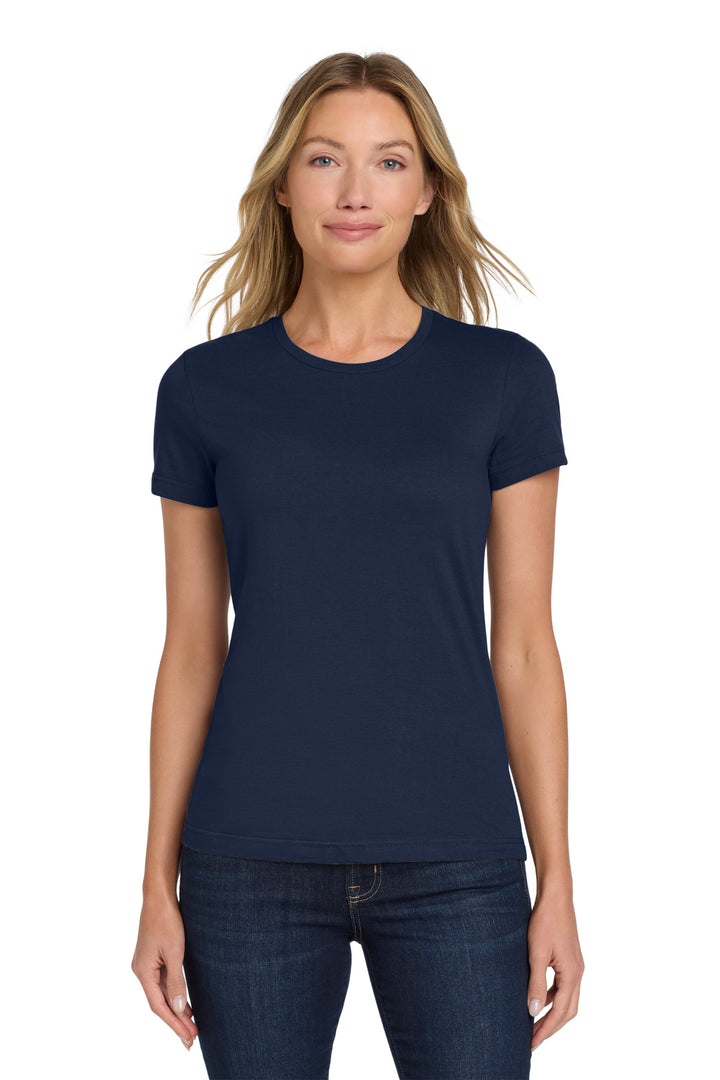 Navy Gildan Softstyle Women's T-Shirt. 64000L