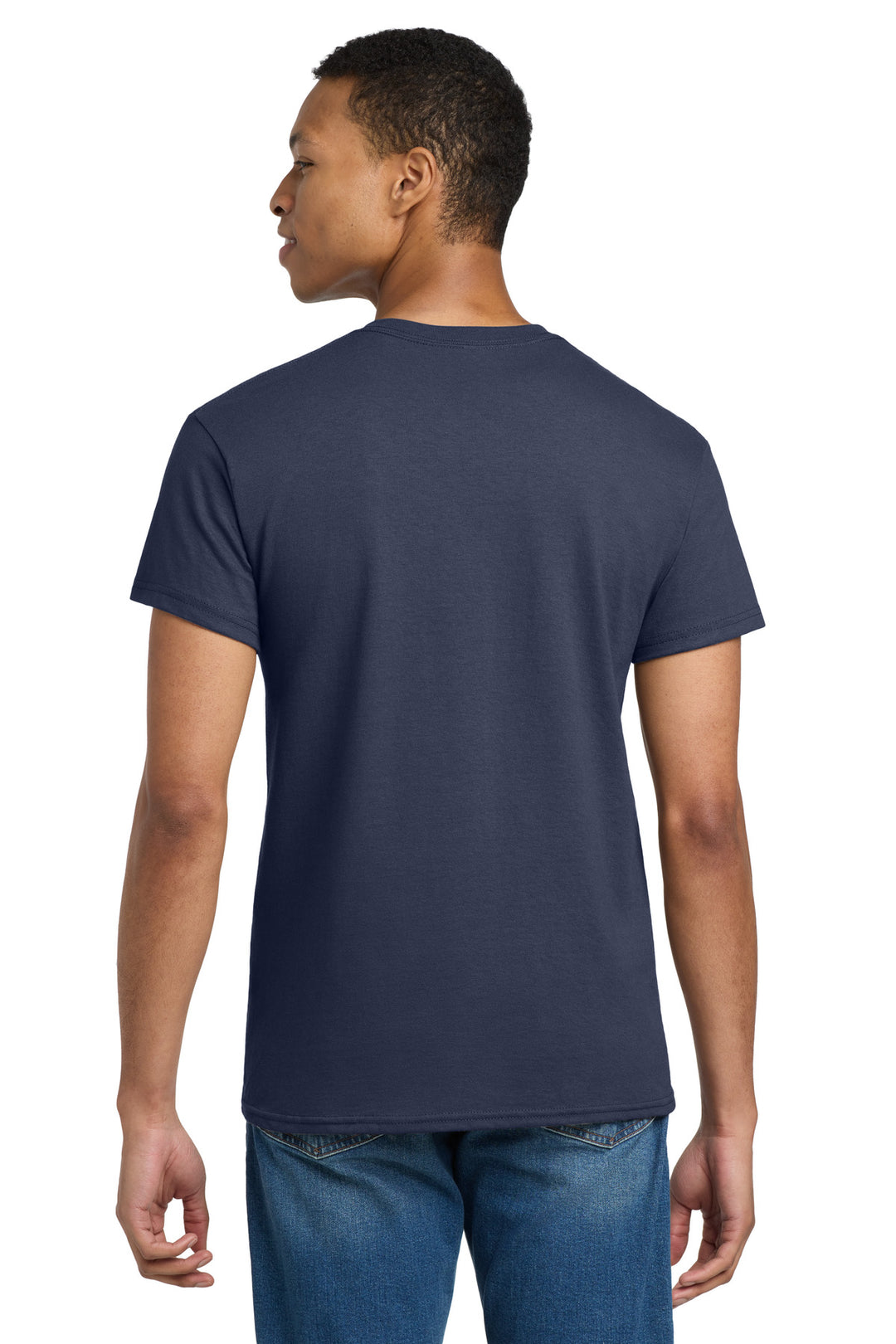 Navy Gildan Tall 100% US Cotton T-Shirt 2000T