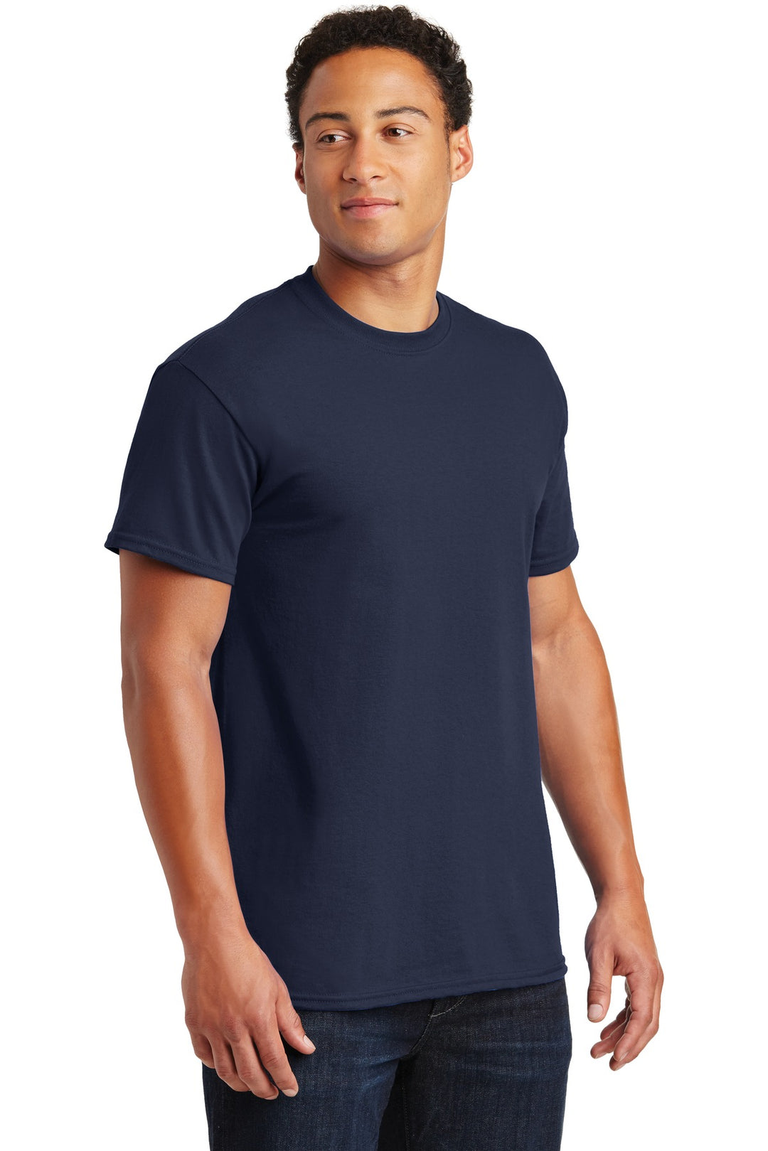 Navy Gildan - Ultra Cotton 100% US Cotton T-Shirt. 2000