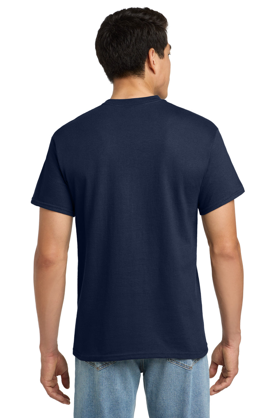 Navy Gildan - Ultra Cotton 100% US Cotton T-Shirt with Pocket. 2300